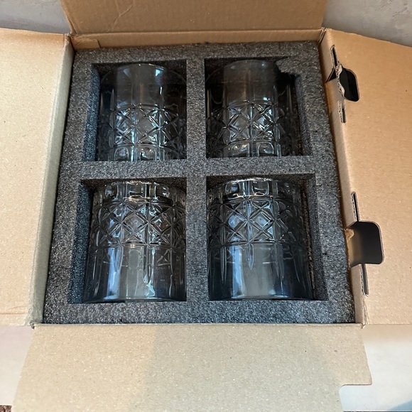 NEW IN BOX Double Old Fashioned Whisky Glasses 12-ounce, Set of 4 - Picture 1 of 6